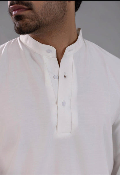 Men's Premium Full Sleeves Round Neck Shirt – Off White