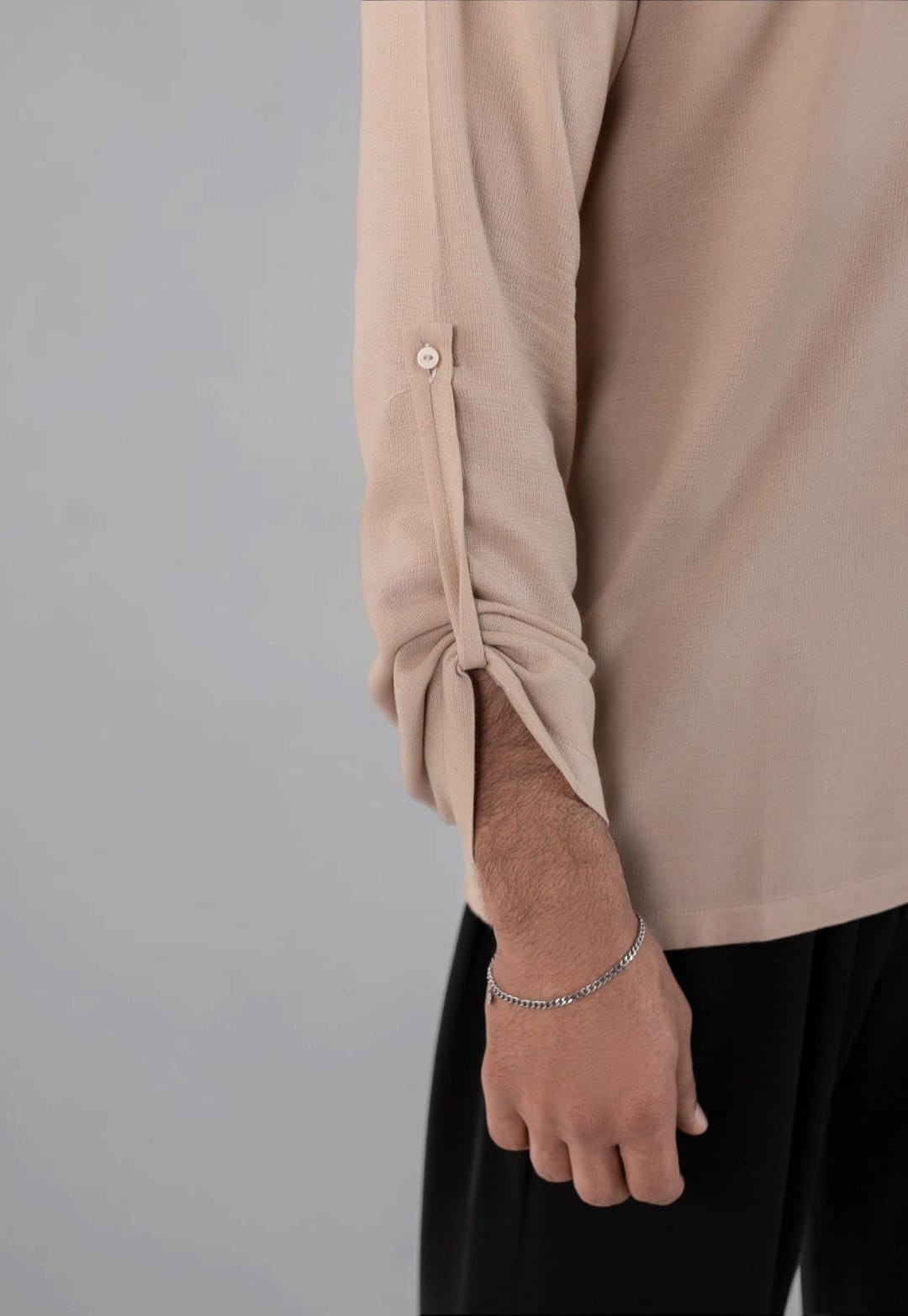 Men's Premium Full Sleeves Round Neck Shirt – Off White
