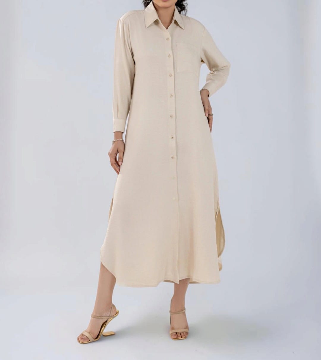 Ladies Timeless Ease Maxi Shirt