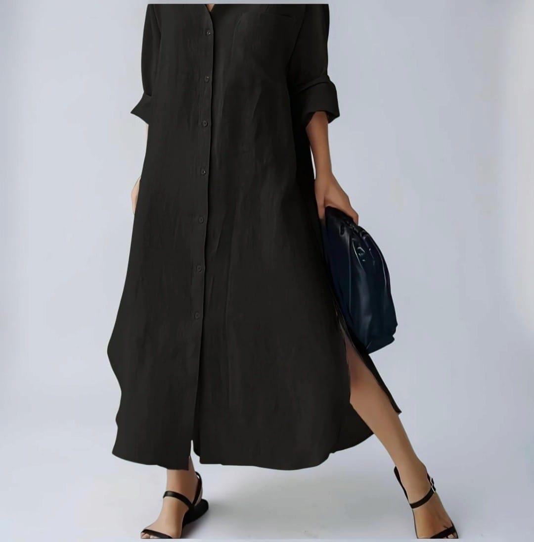 Ladies Timeless Ease Maxi Shirt